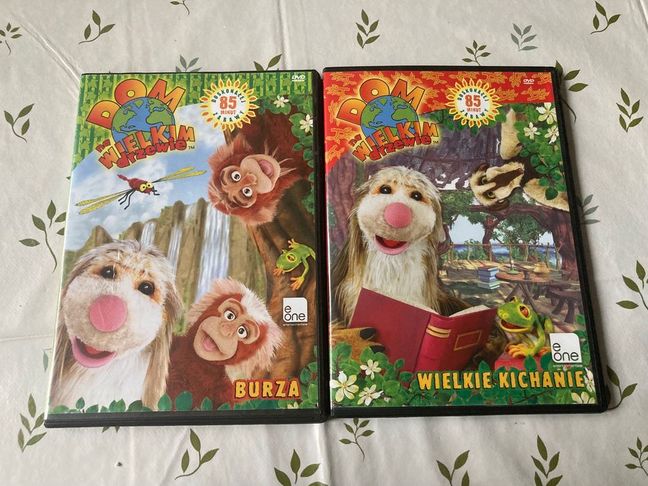 Bajki edukacyjne na DVD z serii Dom na wielkim drzewie, cena za obie