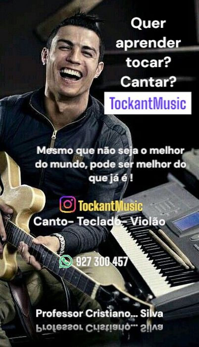 Ensino Canto, teclado e violão