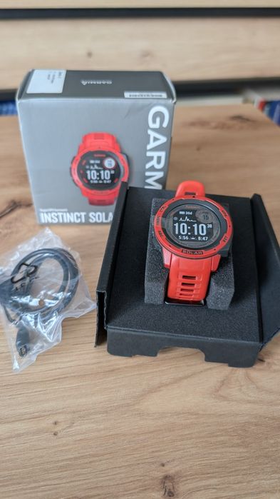 Zegarek Garmin Instinct Solar Red