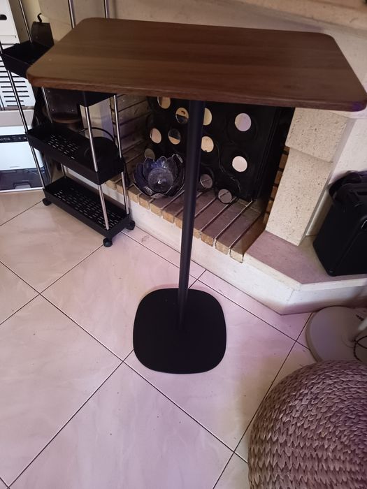 Mesa de apoio alta estilo industrial. Até 1,20 m. Último preço! Só hoje!