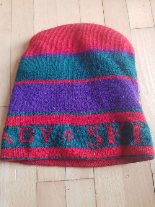 Stara czapka prl baby ski zimowa loft