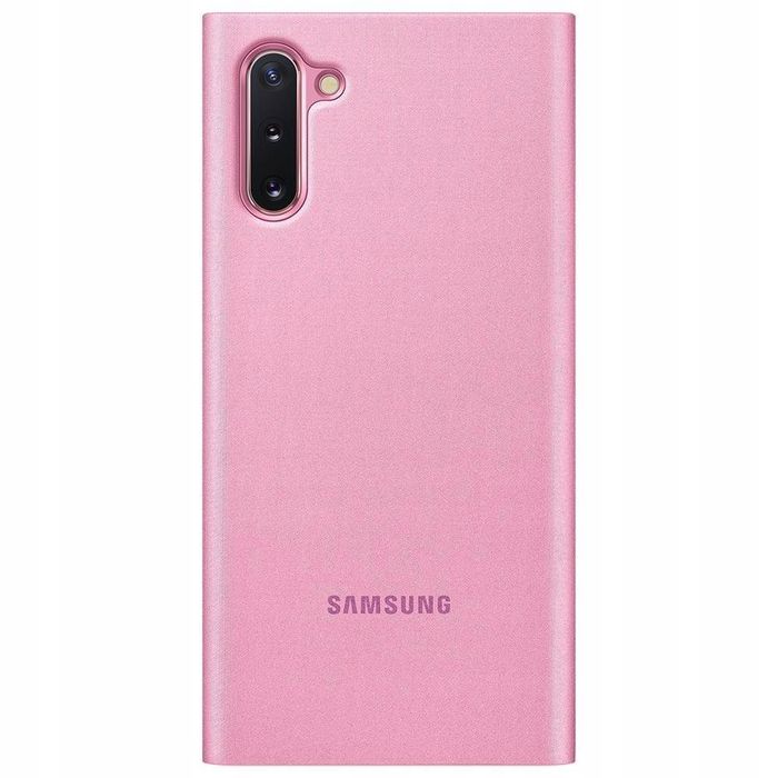 etui Samsung Clear View Cover pink / różowe do Galaxy Note 10 (N970)