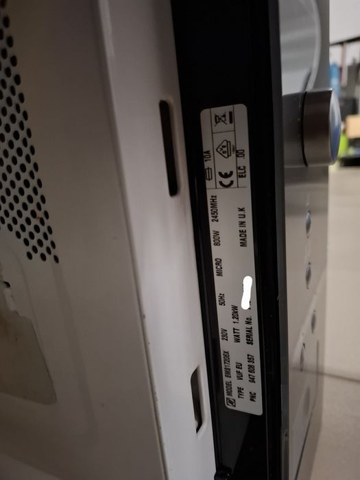 Microondas Electrolux EM817206X para peças