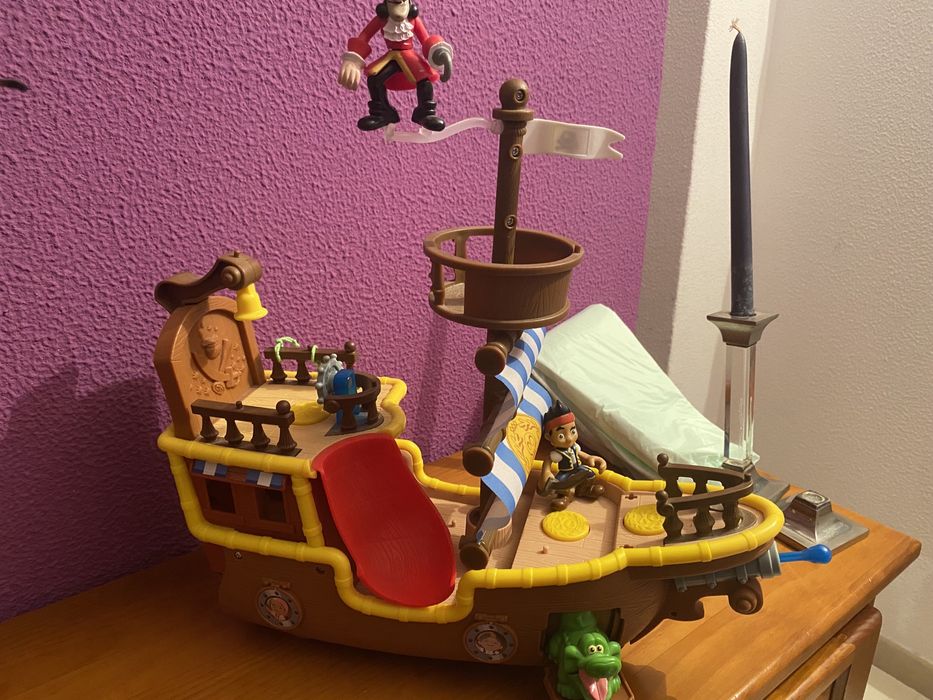 Barco Piratas Playmobil Capitao Gancho (2 barcos)