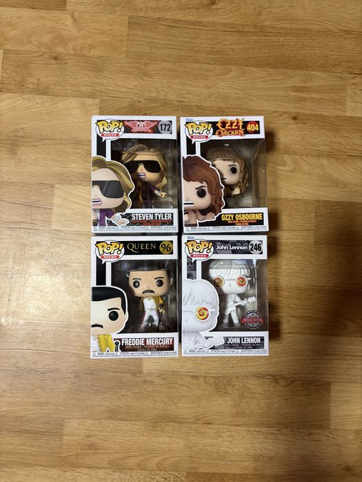 Funko pop Стивен Тайлер, Оззи Осборн, Фреди Меркьюри, Джон Леннон