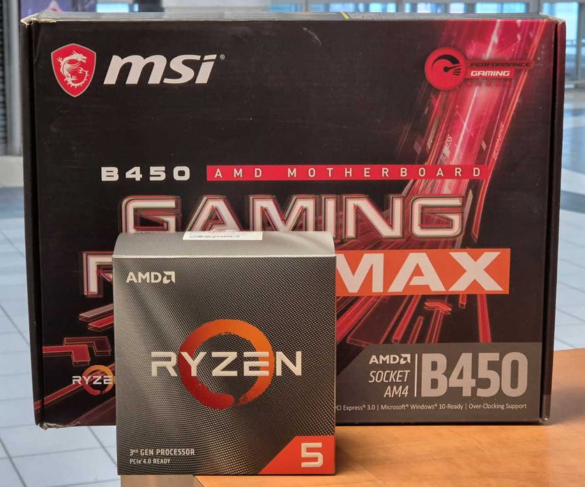 MSI B450 Gaming Plus Max + Ryzen 5 3600