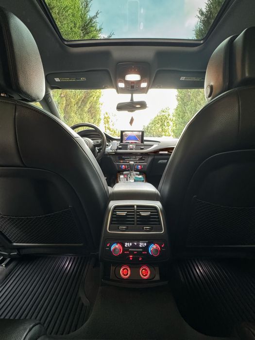 Białe Audi A7 S-Line, wynajem na ślub/inne uroczystości