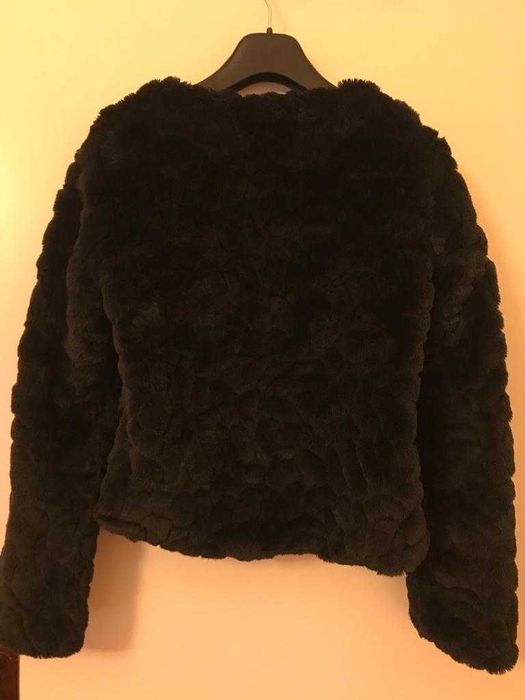 Casaco preto veludo