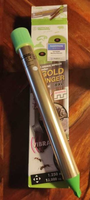 Repelente de animais vibratório e ultrassónico - ISOTRONIC