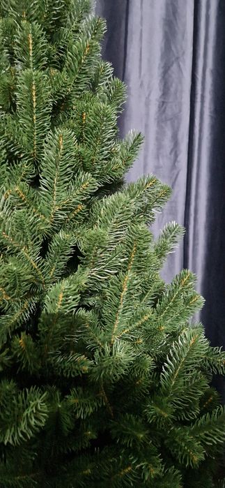 Ялинка штучна лита 150см зелена пишна Елка искусственная литая 1,5м