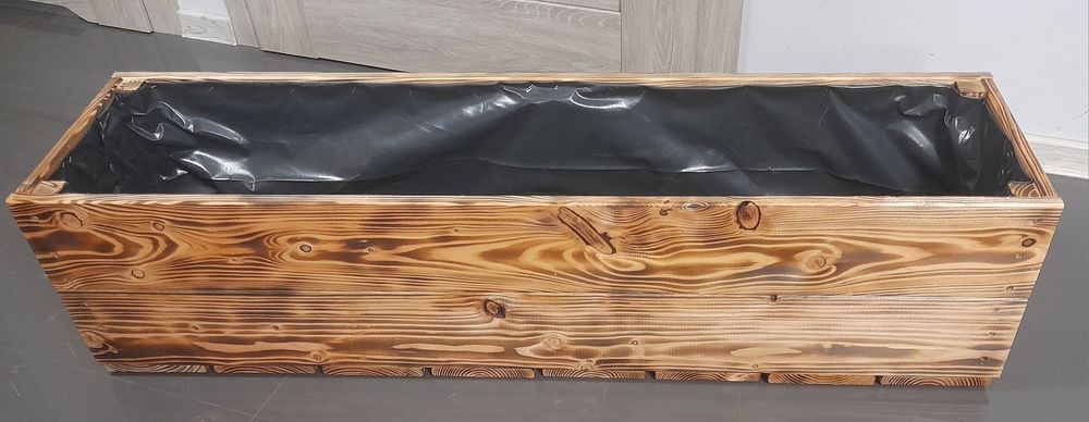Donica  doniczka drewniana modrzewiowa duża  120cm