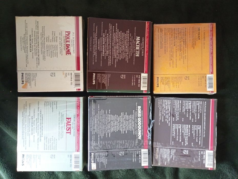 6 Coletâneas 3xCD  Musica Clássica - Selo Philips