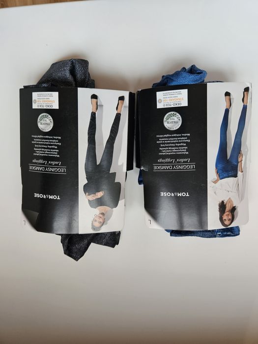 2x Legginsy damskie  L Tom&Rose