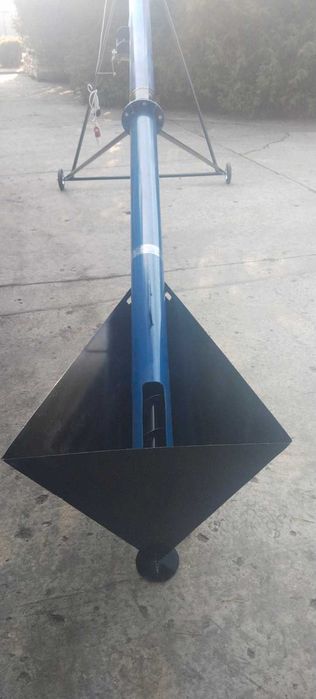 Шнековий навантажувач 108*5м, гвинтовий конвеєр, протруювач, погрузчик