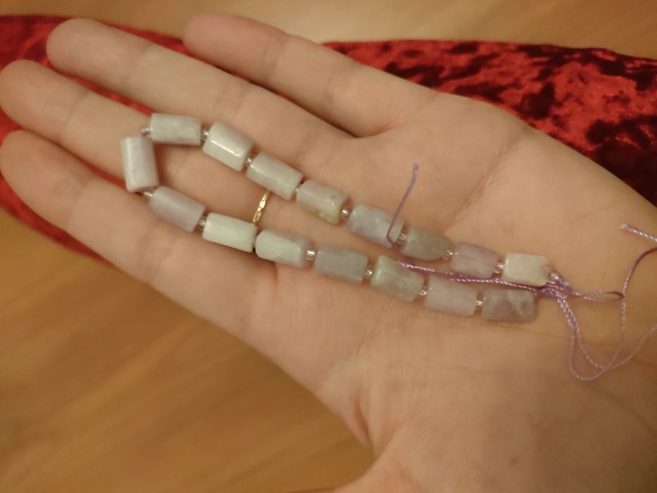 Kamienie naturalne purple kunzite