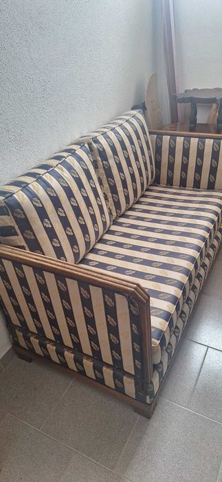 Sofá Cama antigo (vintage) - cama de solteiro