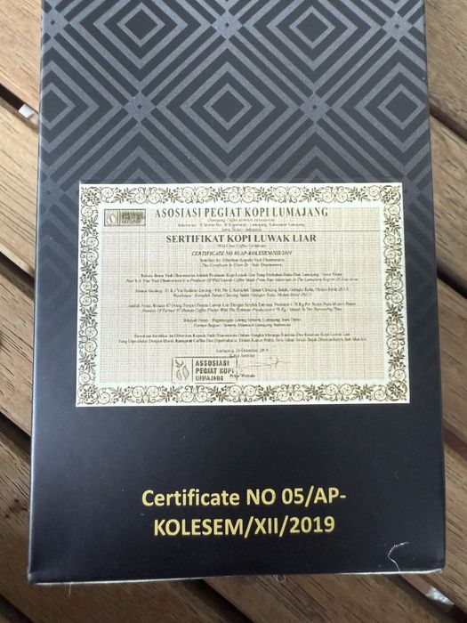 Kopi Luwak Arabica 250g - Premium Kawa z Indonezji - Prezent