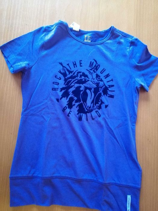 T-shirt roxo azulado de desporto -