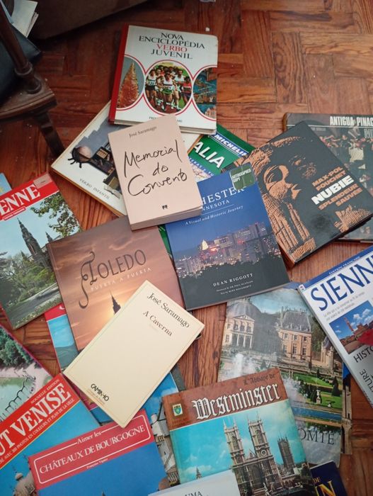 Saldos  livros Saramago/ Viagens e outros - Desde 2E.