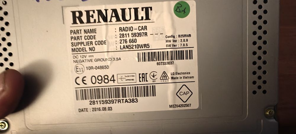 Radio Nawigacja Renault Clio 4