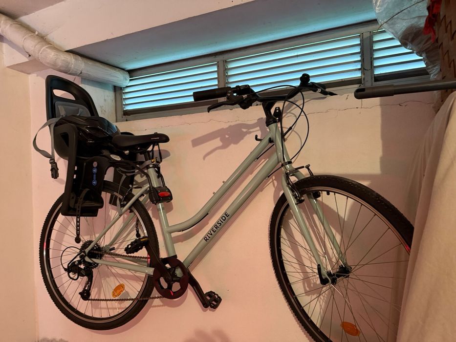 Bicicleta riverside + cadeira criança