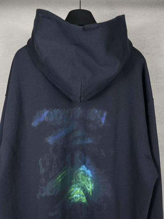 Худи BALENCIAGA оверсайз унисекс черная