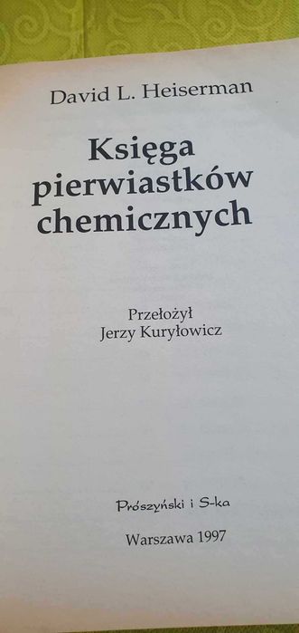 Księga pierwiastków chemicznych