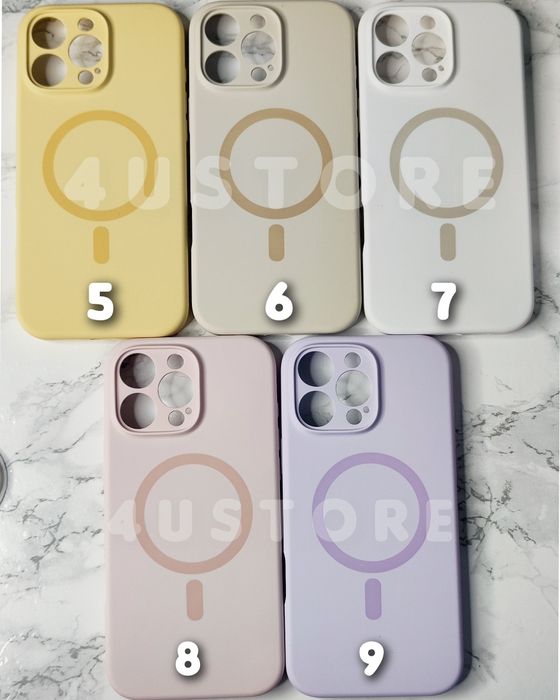 Чехол Silicone Case Magsafe на iPhone 16 Pro Max чохол софттач силікон