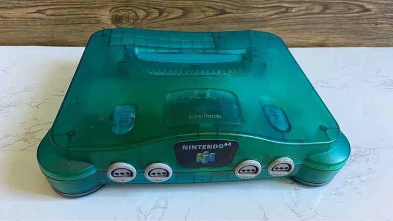 Consola PAL Nintendo 64: Ice Blue