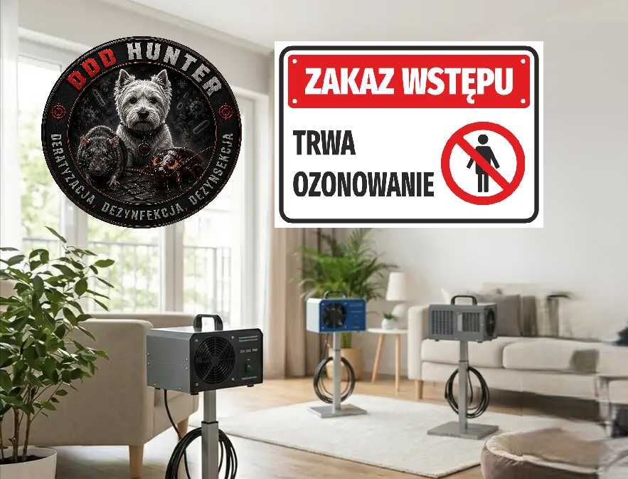 Ozonowanie mieszkań, domów i firm. Dezynfekcja, usuwanie zapachów - Katowice / Śląsk