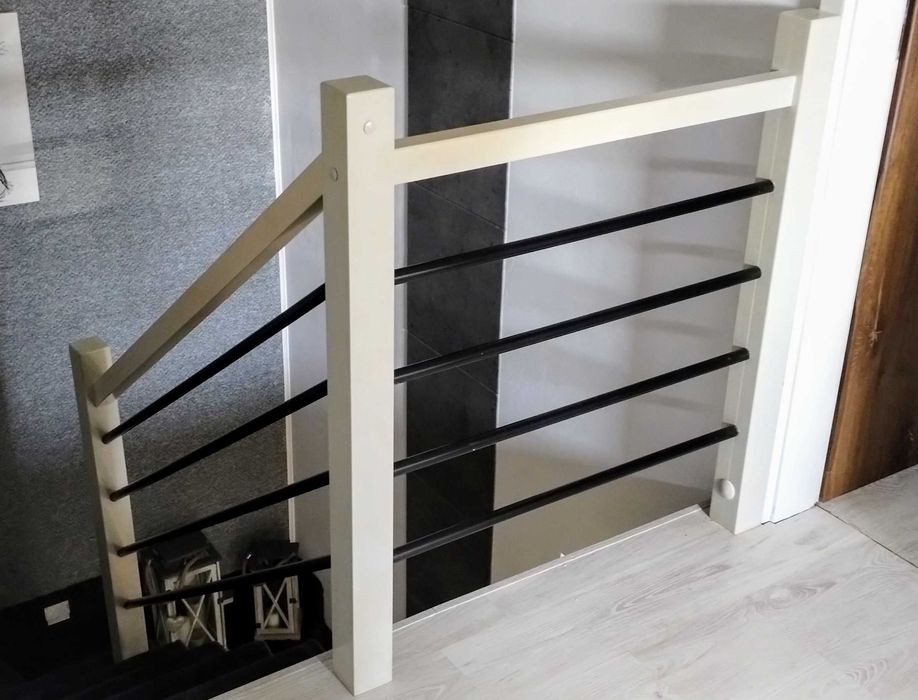 Balustrada Do Samodzielnego Montażu - Rurki Czarne