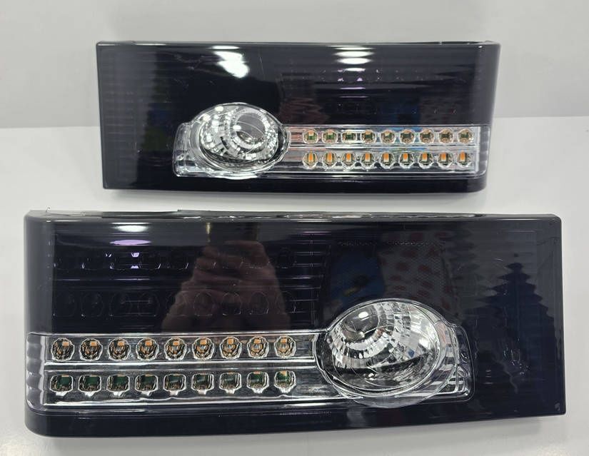 Фонари задние диодные на ВАЗ 2108-21099,2113,2114 LED Черные. Комплект