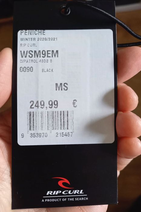 Fato Rip Curl 4/3 sealed NOVO