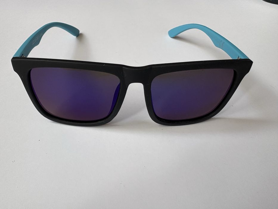 Kwadratowe lustrzane okulary z polaryzacja UV400