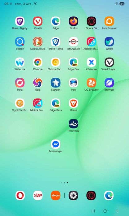 SUPER tablet Samsung A11.Ekran 8.7 cala. Pamięć 4/64 gb.  Gwarancja producenta