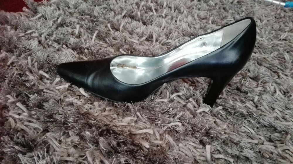 Sapato Lanidor preto pele, n. 40