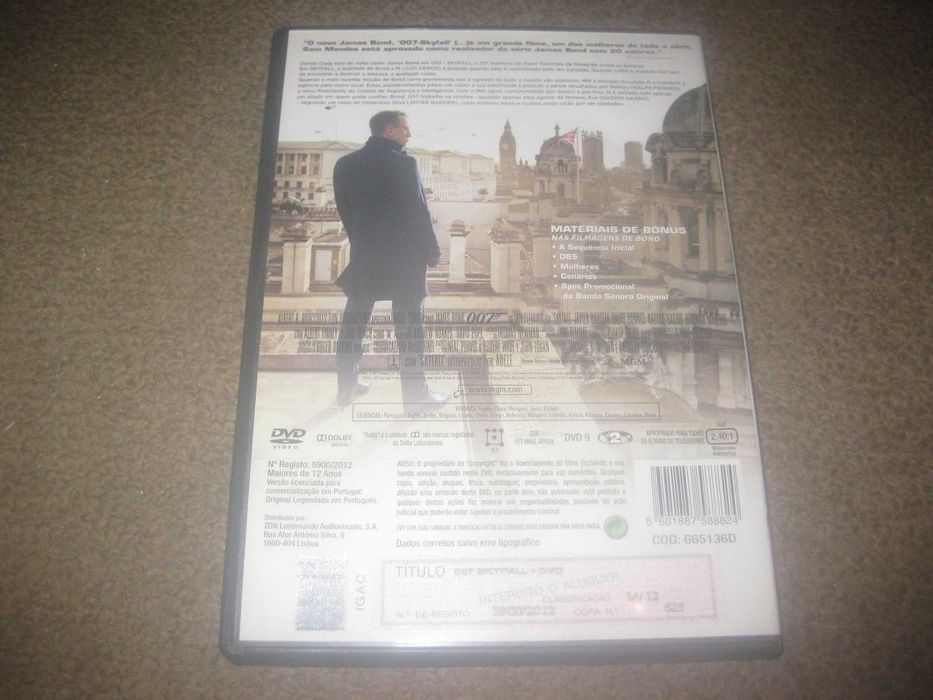 DVD "007 Skyfall" com Daniel Craig
