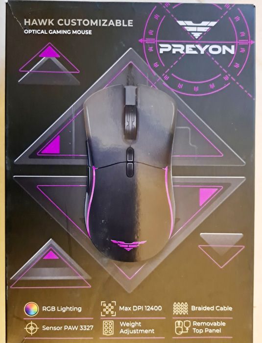 Myszka gamingowa PREYON Hawk Customizable