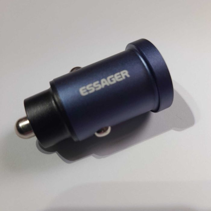 Авто зарядка  Essager USB, Type-C PD3.0А, QC3.0А 30Вт  Быстрая зарядка