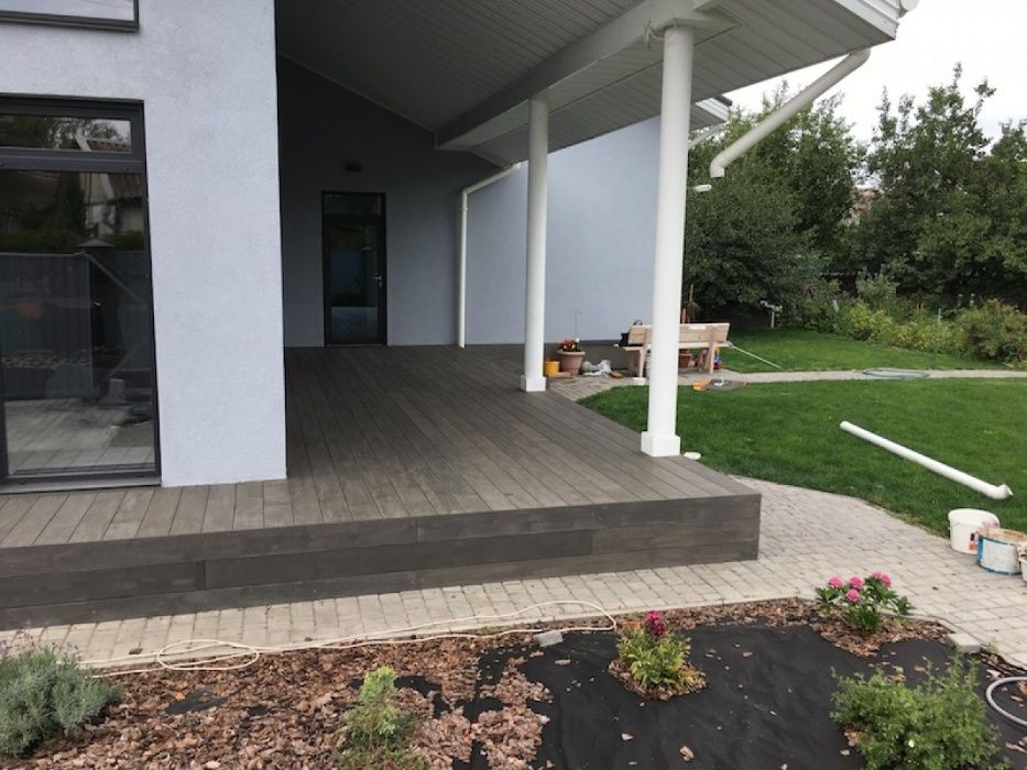 Терасна дошка ДПК, 3D, Tardex, Woodplast, фасад з ДПК, Bruggаn