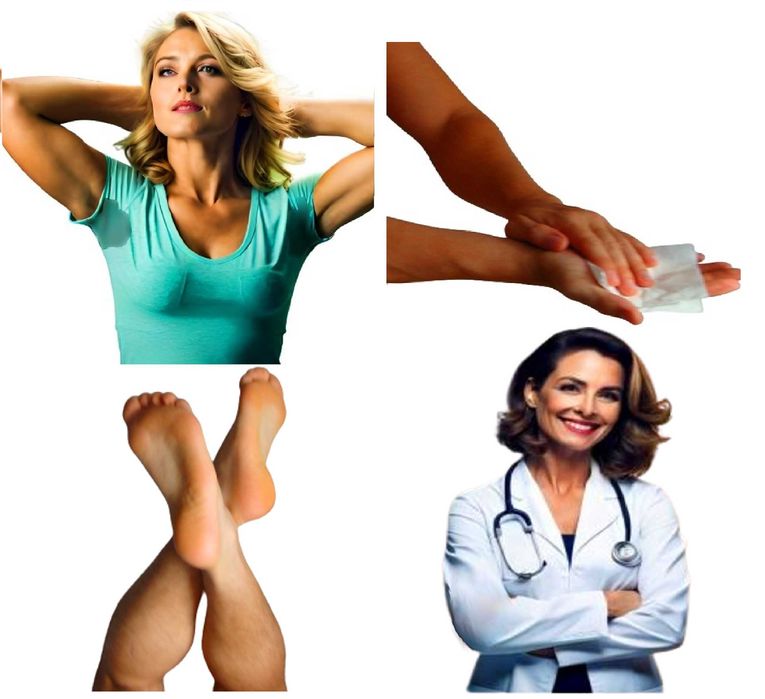 JONOFOREZA Przyrząd na Spocone Dłonie Stopy Pachy Ręce Nogi POT