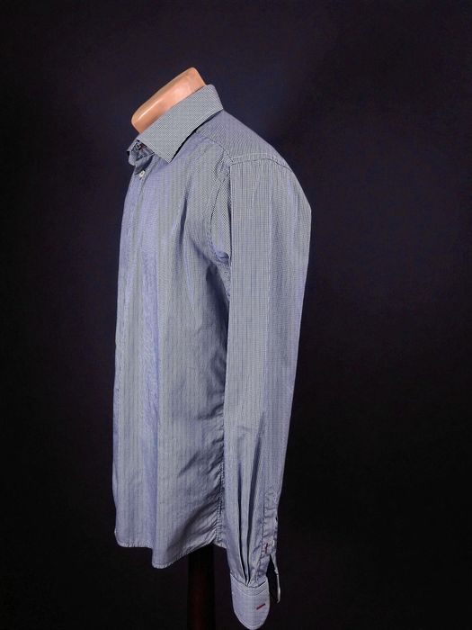 Eton roz. L/43 męska elegancka koszula w delikatną kratkę