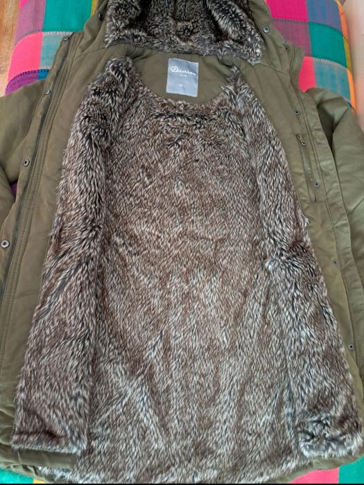 Zimowa parka Diverse khaki