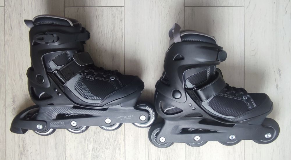 Rolki Oxelo Active Fit3 Czarne r. 40