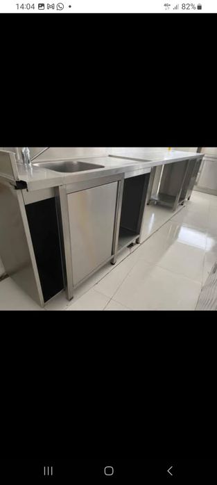 Vitrine e bancada