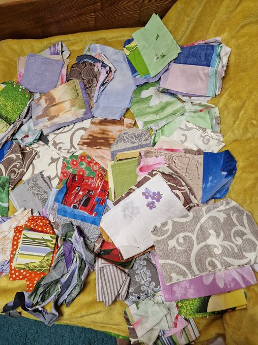 Пакет клаптиков ткани для хендмейда клаптики тканини  для печворка.