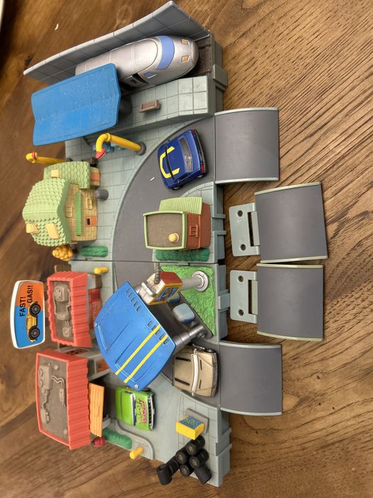 Simple wishes maquete cidade miniatura comboio carrinhos pista