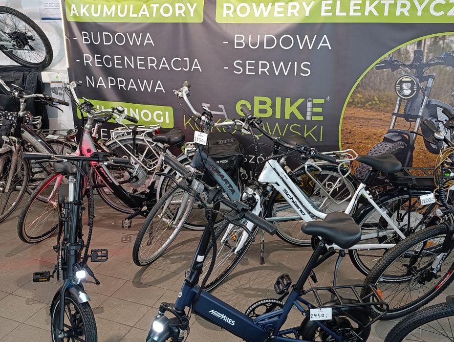 Rower elektryczny mini skladak
