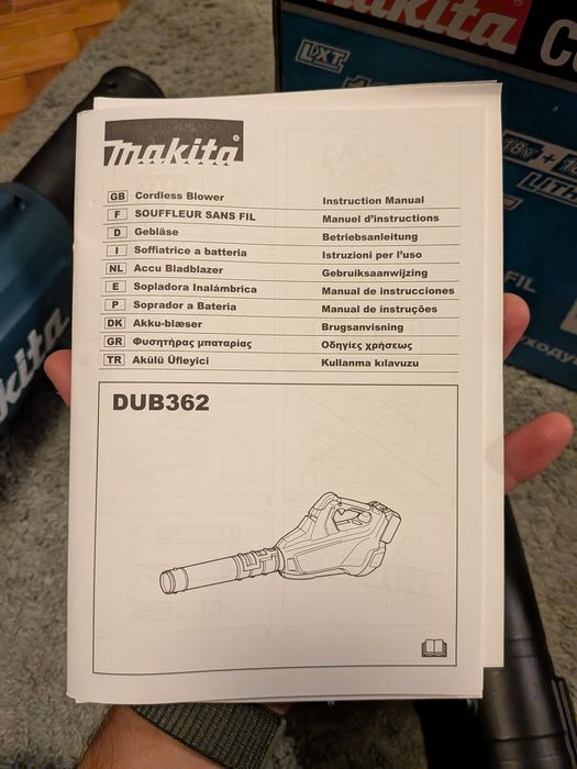 Soprador Makita LXT DUB362