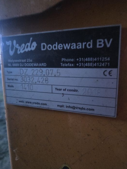 Siewnik do trawy  vredo 229.07.5 agri